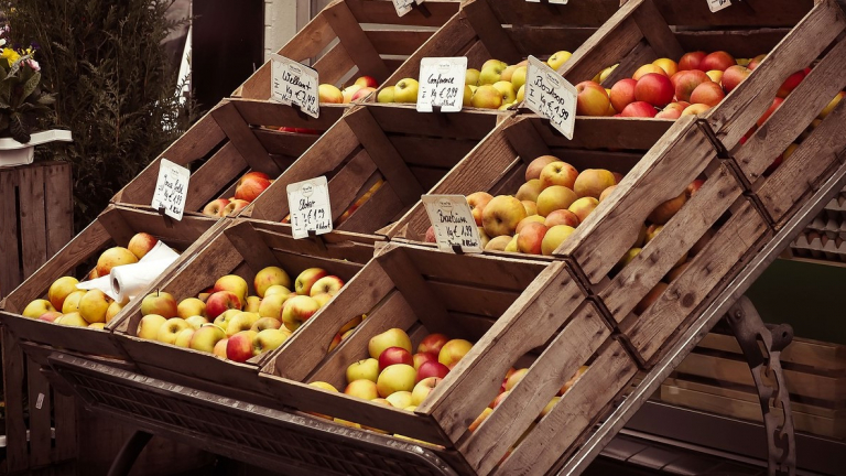 Äpfel Markt